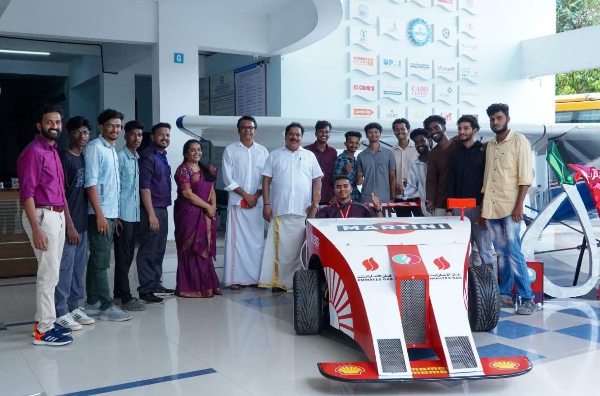 Semester 6 Mechanical Engineering Students Unveil Their Racing Car Project